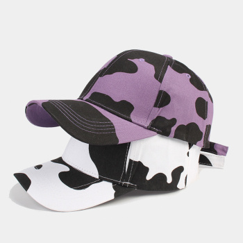 one pc stylish new cow pattern printing baseball cap 56-58cm