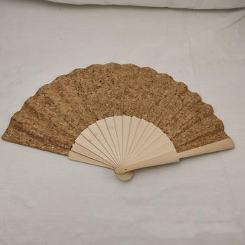 one pc wooden frame folding fan 22*43cm