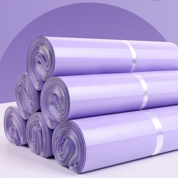 a hundred pcs purple solid color express film bag(size:25cm*35cm)