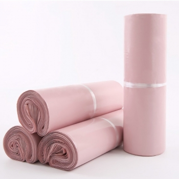a hundred pcs pink solid color express film bag(size:20cm*35cm)