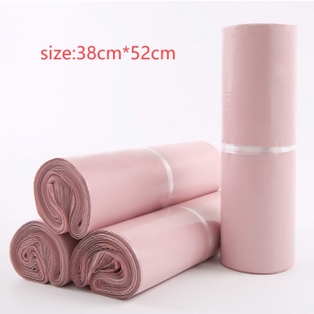a hundred pcs pink solid color express film bag(size:38cm*52cm)