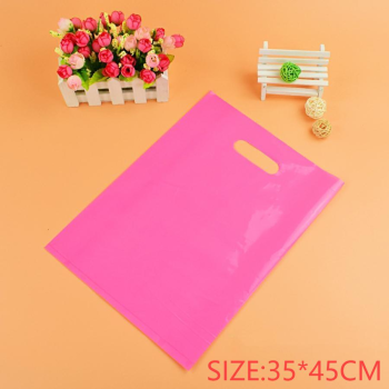 fifty pcs portable plastic packaging bag(size:35*45cm)