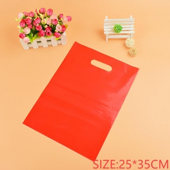 fifty pcs portable plastic packaging bag(size:25*35cm)