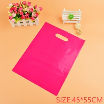 fifty pcs portable plastic packaging bag(size:45*55cm)