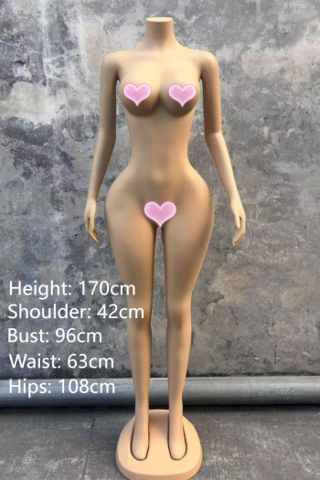 Extra large size fake model with hand strap and base