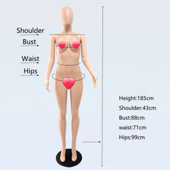 One size clothing display with head & hand body mannequin#2