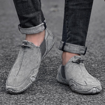 casual pu lazy slip-on soft bottom non-slip all-match men's peas shoes