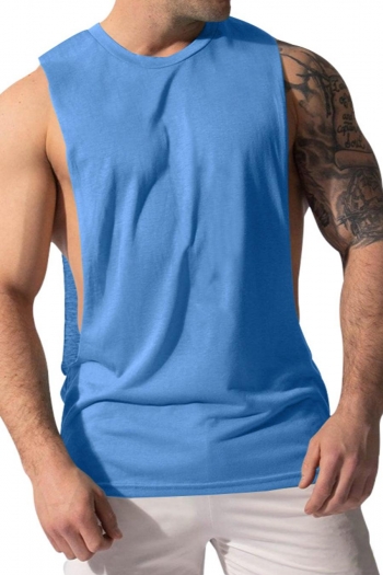 casual men plus size slight stretch 9 colors loose all-match vest