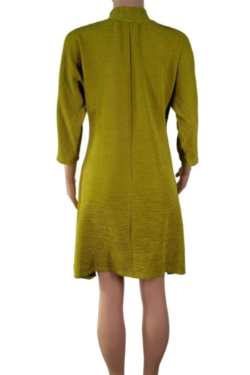 Autumn new stylish casual solid color loose dress