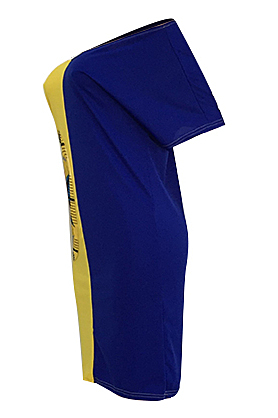  Casual Applique Stylish Short-Sleeved Off-Shoulder Midi Dress