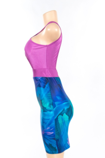 Sexy NightClub  Digital Printed Strap Hip Backless Bandage Elegant Dress