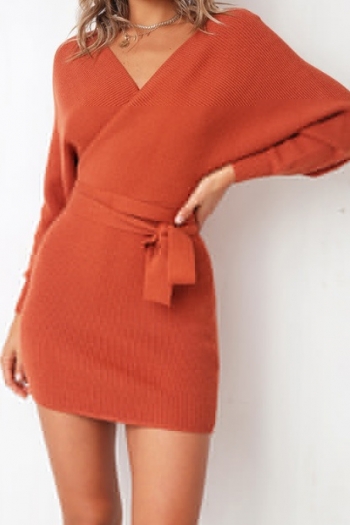  sexy bag hip warm sweater dress
