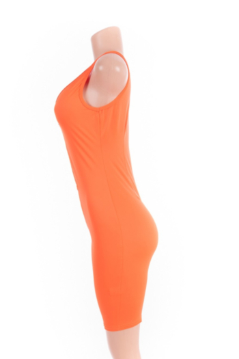 New stylish 4 colors solid color stretch zip-up silk v-neck fit slim playsuit