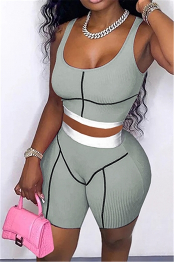 fashion 3 colors leisure summer new style thread two-piece set