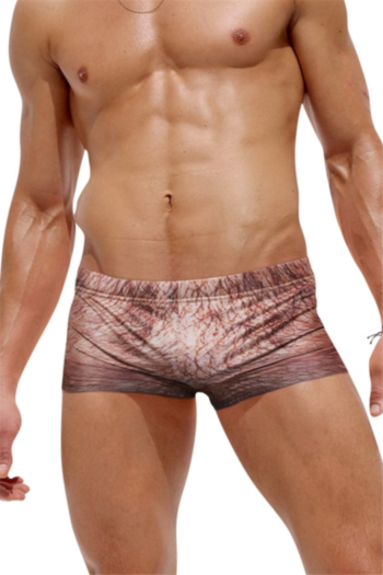 man new waist lace-up back zip-up pocket flat angle stylish beach swim trunks
