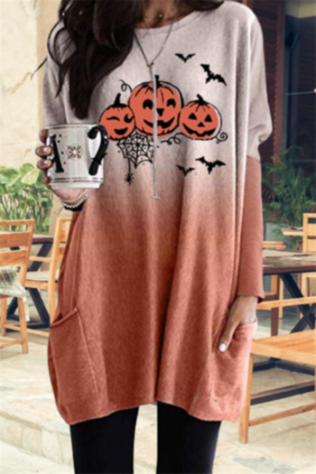 halloween style digital print pockets stylish personality cosplay dress