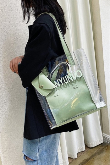 New four colors square shape fashional magnetic button non-adjustable strap letter printing handbag