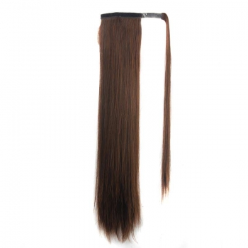 long straight velcro hairpiece(length:24 inch)#3#x3 pcs