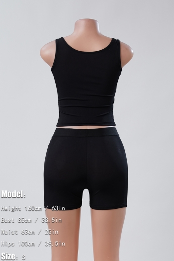Sexy slight stretch simple 4 colors orange solid color tight sports shorts sets