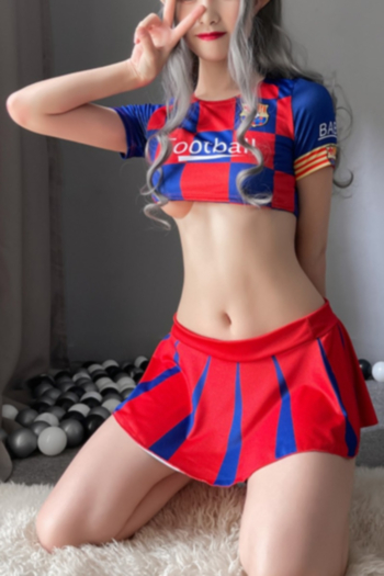 sexy dynamic cosplay basketball baby split suit cheerleader costume two-piece set(with panties,socks)