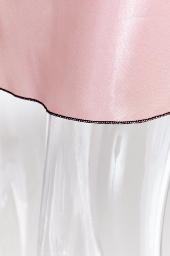 New 2 colors sling satin fashion sexy dainty bow decor mini ice silk nightdress