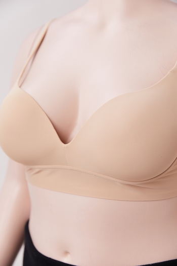 Sexy plus-size slight stretch best sellers traceless bra (without underwire)