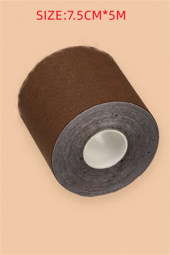 one roll brown self-adhesive invisible breast sticker tape(size:7.5cm*5m)