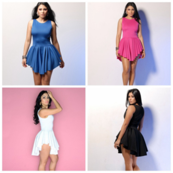  Various colors fashion sexy dress
