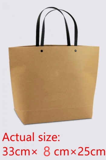 fifty pcs new simple kraft paper boat shape gift bag(size:33cm×8cm×25cm)