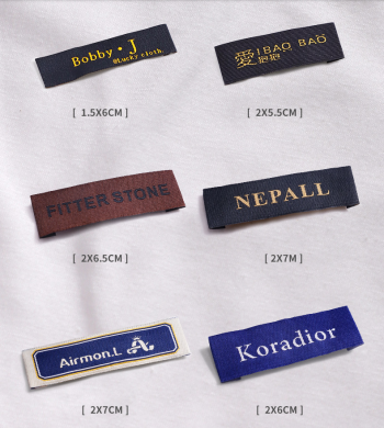 customize embroidery label moq:150usd/5000pc (contact the customer service first)