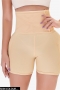 oversize solid color high quality abdomen-control sponge body pants_Beige