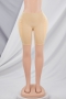 oversize solid color high quality sponge padded pants_Beige