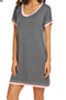 plus size cozy night dress_Pink_Rose Red_Purple_Gray