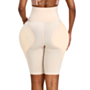 s-6xl plus size high waist add sponge mat shaping pants_Black_Beige