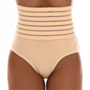 high waist breathable abdomen tight fitting panties_Black_White_Beige