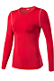 plus size seven colors solid color stretch fit round neck sport top_Black_White_Blue_Gray_Light Green_Red