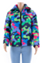 plus size winter 4 colors zip-up inelastic camo batch printing casual jacket_Purple_Orange_Yellow_Green