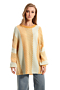 autumn new stylish loose micro-elastic casual knit jacquard sweater_Yellow