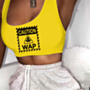 new 3 colors plus size digital print stretch stylish sports vest_Yellow
