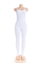 11 colors solid color sling stretch slim jumpsuit_White