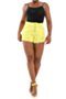 plus size six colors single breasted slim fit low-waist high stretch pocket denim shorts_Black_White_Dark Blue_Sky Blue_Pink_Yellow