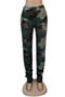 three colors digital print pocket micro-elastic stylish trousers_Camo
