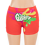 new plus size cartoon style print stretch stylish sports cute shorts (new added colors)_Yellow_Red