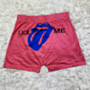 new five colors plus size tongue and letters print stretch stylish sports shorts_Blue_Green_Red