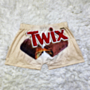 new two colors plus size cartoon pattern print stretch sports stylish shorts_Yellow_Beige