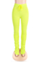 plus size new stylish solid color three colors pleated stretch fit slim casual sports pants (with split, no pocket) (new add colors)_Black_White_Pink_Yellow