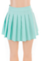 plus size new stylish solid color back zip-up short slim pleated skirt_White_Red_Yellow_Sky Blue