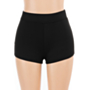 plus size solid color 11 colors tight summer stretch new stylish shorts_Black