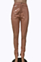 plus size solid color new fashion pu leather micro elastic tight pants_Black_Light Green_Pink