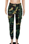 new stylish 7 colors autumn camo batch printing pockets micro elastic pants (with belt)_Purple_Red_Pink_Dark Green